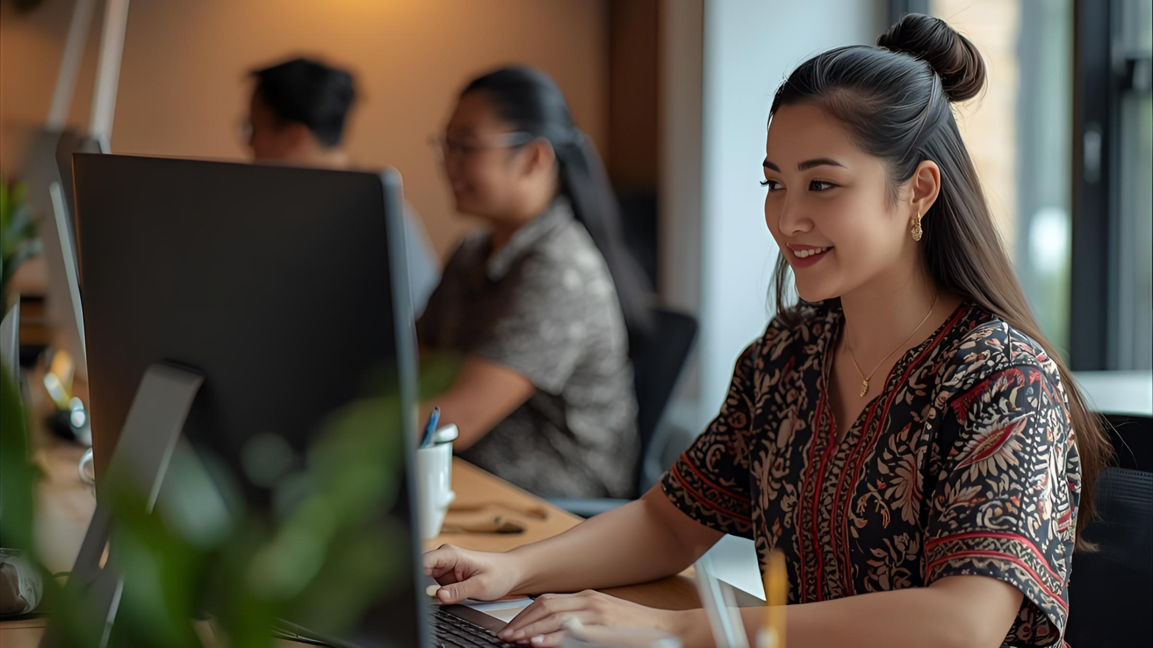 staff working together at Gangga Group Bali