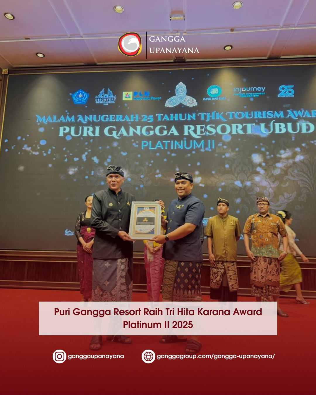 Tri Hita Karana Award Puri Gangga Resort 2025