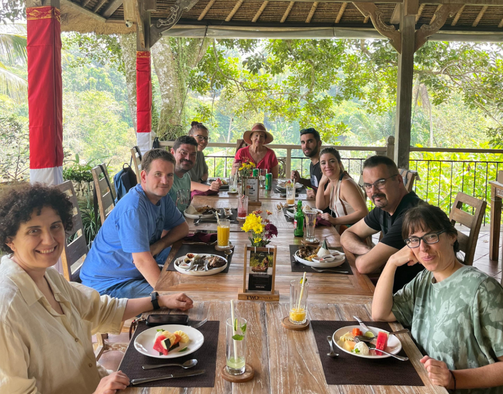 Dining experience at Kailasha Restaurant Puri Gangga Resort Ubud with authentic Balinese ambiance